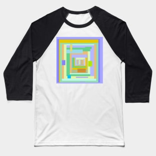 Cabana, summer colors, geometric graphic design Baseball T-Shirt